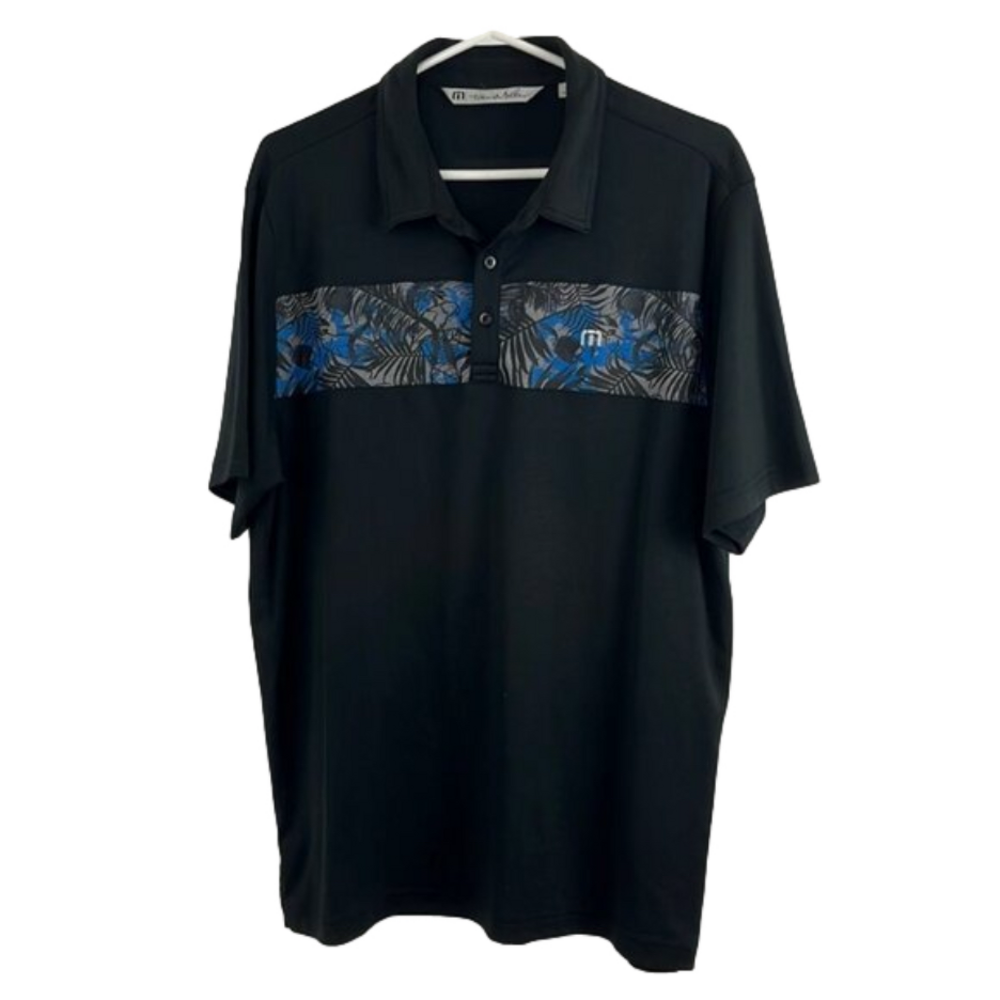 Travis Mathew Black Polo Shirt
